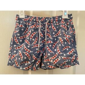 Love Brand & Co Two Peas in a Pod Swim Shorts Trunks Blue Boys Size 4-6